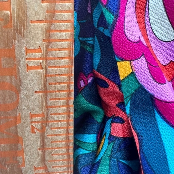 TRINA TURK DANNO bright colorful whimsical boho shabby chic floral woman pant 10 - Picture 14 of 16